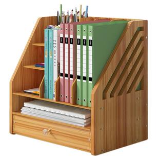 办公室桌面文件收纳盒抽屉宿舍整理盒好物工位神器置物架资料架栏