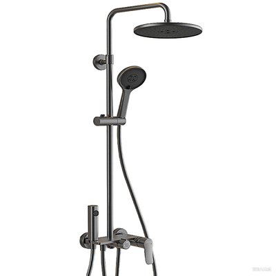 九牧黄铜主体自动除垢花洒套装