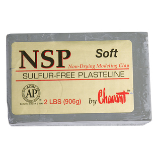 美国正品NSP脱硫油泥精雕塑特效化妆Chavant油泥软中硬高密度翻模