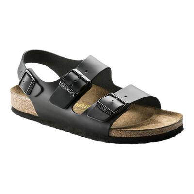 BIRKENSTOCK勃肯牛皮革系踝凉鞋