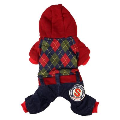 四脚宠物小型犬幼犬加绒狗狗衣服