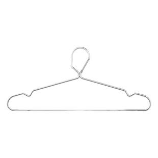 23年款不锈钢自动弹簧钩防风衣架穿孔衣架防盗窗晾晒衣架实心加粗