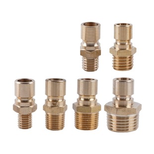 1/81/4塑胶模具冷却水管加长水嘴N9开放式模温机大号美式铜嘴