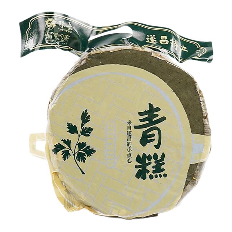艾草糕陈岳遂昌青糕食品铜锣糕