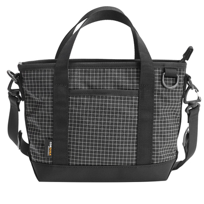 考度拉弹道尼龙格纹斜挎手机包