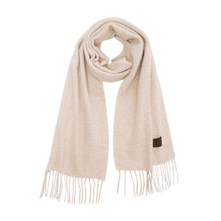 鹿王羊绒100%围巾男女通用保暖时尚百搭舒适缩绒围巾春秋新款