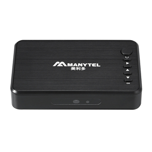 新款4K高清视频播放器u盘硬盘通电自动循环播放广告机usb播放盒