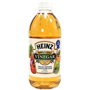 美国亨氏苹果醋无脂无糖无添加即食醋HEINZ APPLE CIDER VINEGAR