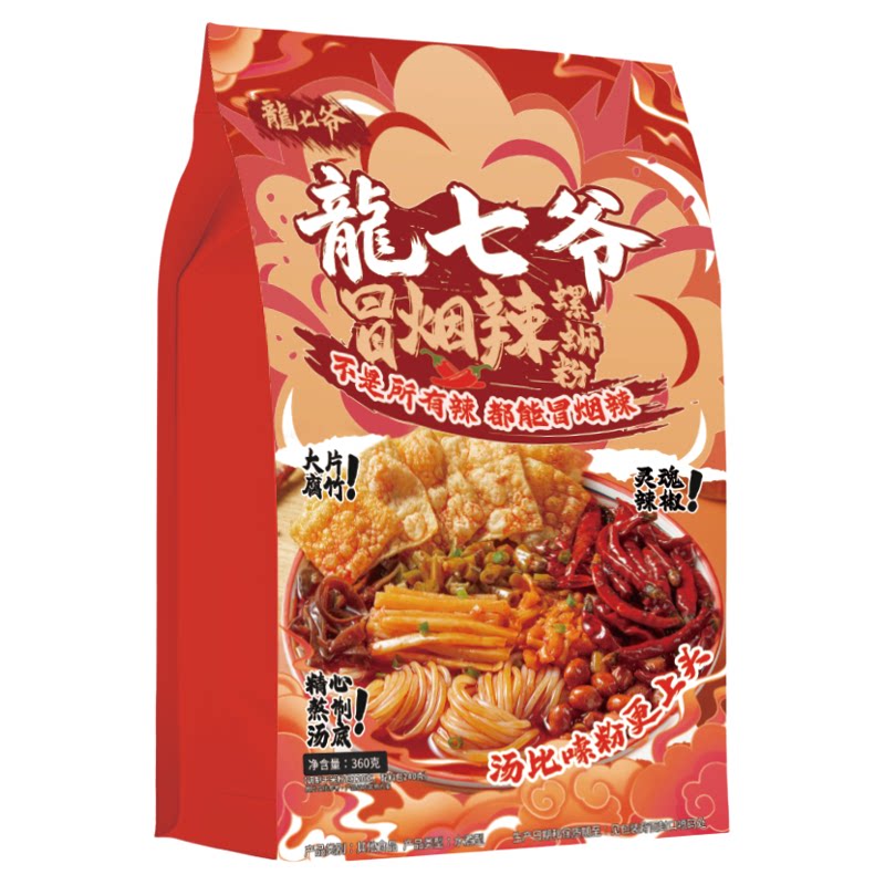 龙七爷冒烟辣柳州螺蛳粉360g