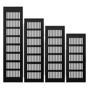 铝合金透气网长方形透气孔装饰盖燃气散热格栅排气孔盖鞋柜通风孔
