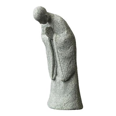 晨翔青砂石礼仪僧佛像佛陀小摆件