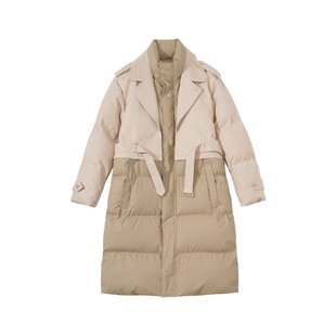 Hualun中长款棉服男款冬季男装棉衣高级感外套韩版加厚保暖棉大衣