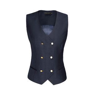 TieForHer奢华TERESA™系列羊毛双排女士马甲|品牌创始系列