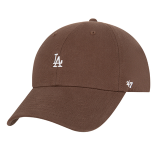 47brand棕色帽子女秋季防晒软顶NY小众ins棒球帽男咖啡色la鸭舌帽