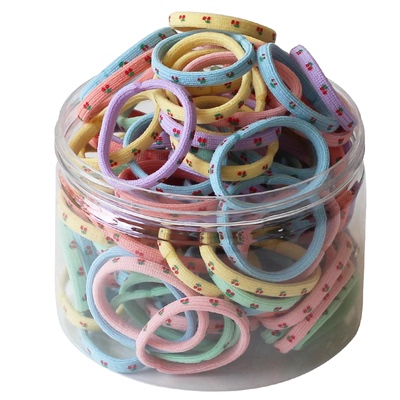 川野罐装可爱发圈发绳头饰女扎马