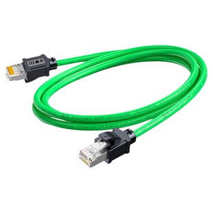 晶华 六类双屏蔽高柔线 工业级成品网线profinet千兆伺服CAT6类