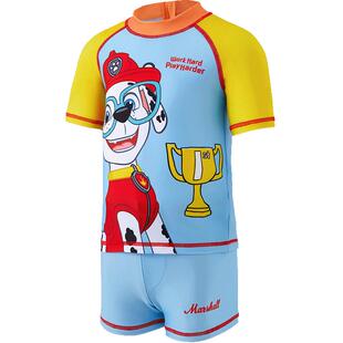 汪汪队儿童游泳衣男童分体泳装中小童泳裤男孩宝宝夏2025新款泳装