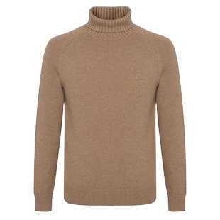 VSKONNE威斯康尼男羊毛衫高龄加厚净色中青年100%羊毛修身羊