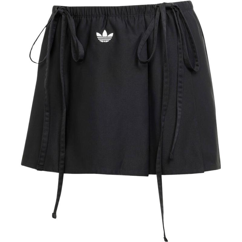 【自营】阿迪三叶草女子RIBBON SKIRT运动半身裙百褶裙短裙JX2554
