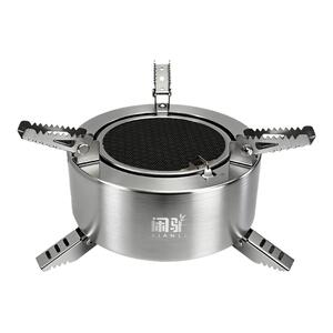 闲驴户外露营红外线炉不锈钢茶炉