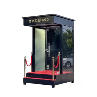 形象站台岗亭户外可移动成品小区物业售楼部保安玻璃迎宾礼仪亭
