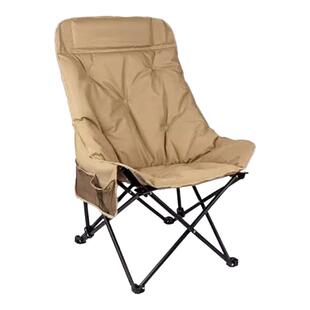 户外折叠椅便携式新家午休野外露营加棉月亮椅午睡美术生懒人沙发