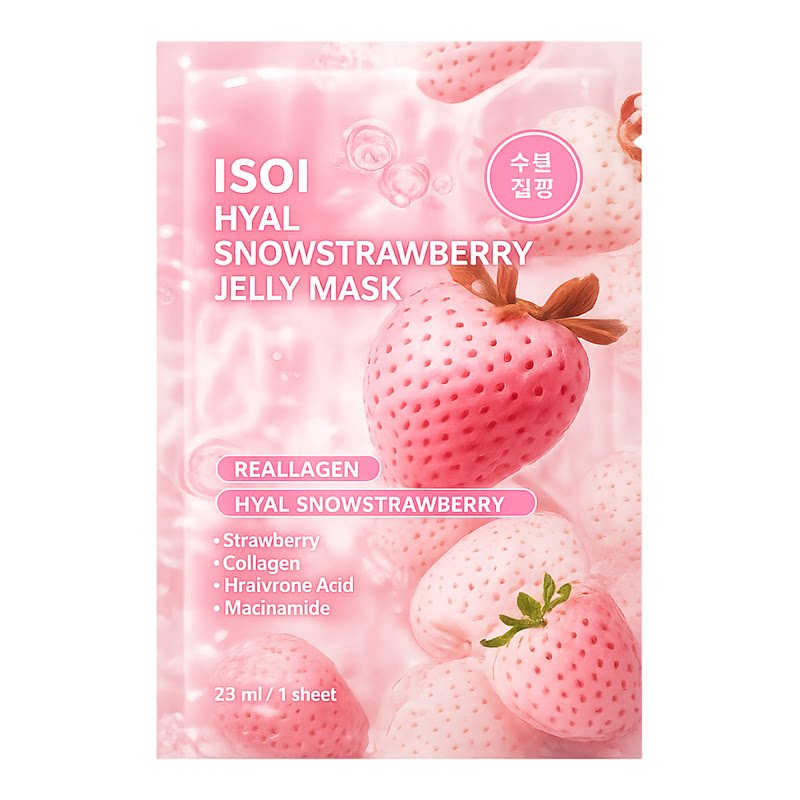 ISOI雪草莓水光睡眠面膜