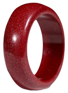 戒指紫金砂原矿本命年红色饰品