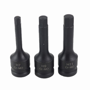 用于奔驰宝马福特刹车分泵拆卸套筒H7H9H11mm内六角扳手工具批头