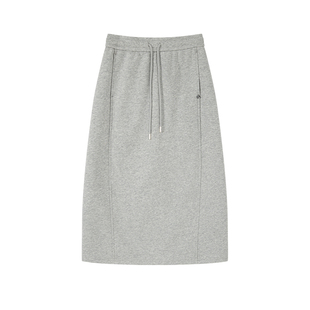 【SALE】樱桃KIRSH韩系针织休闲中长裙新款少女直筒修身半身裙