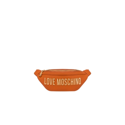 【礼物会员5折起】Love Moschino  女士Eco-friendly徽标腰包