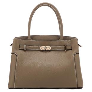 红蜻蜓真皮妈妈款手提包真皮牛皮高级通勤斜挎包单肩包中年女包包