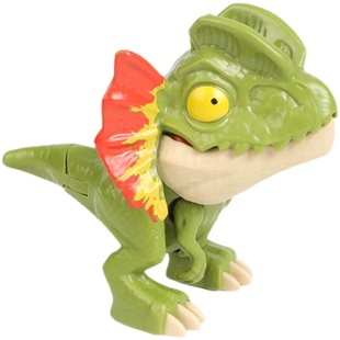 高品质咬手指恐龙儿童玩具礼物可爱霸王龙迷你沧龙关节活动双冠龙