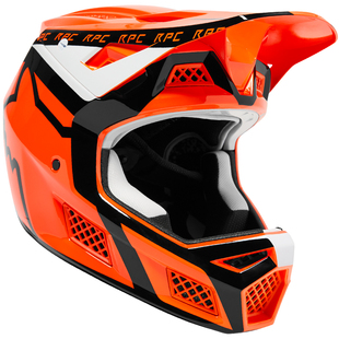 绿道越野美国FOX碳纤维速降头盔rpc山地车林道越野磁性帽檐