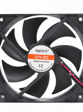 全新3 4 5 6 7 8 9 12cm厘米5v12V24V静音变频器机箱电源散热风扇