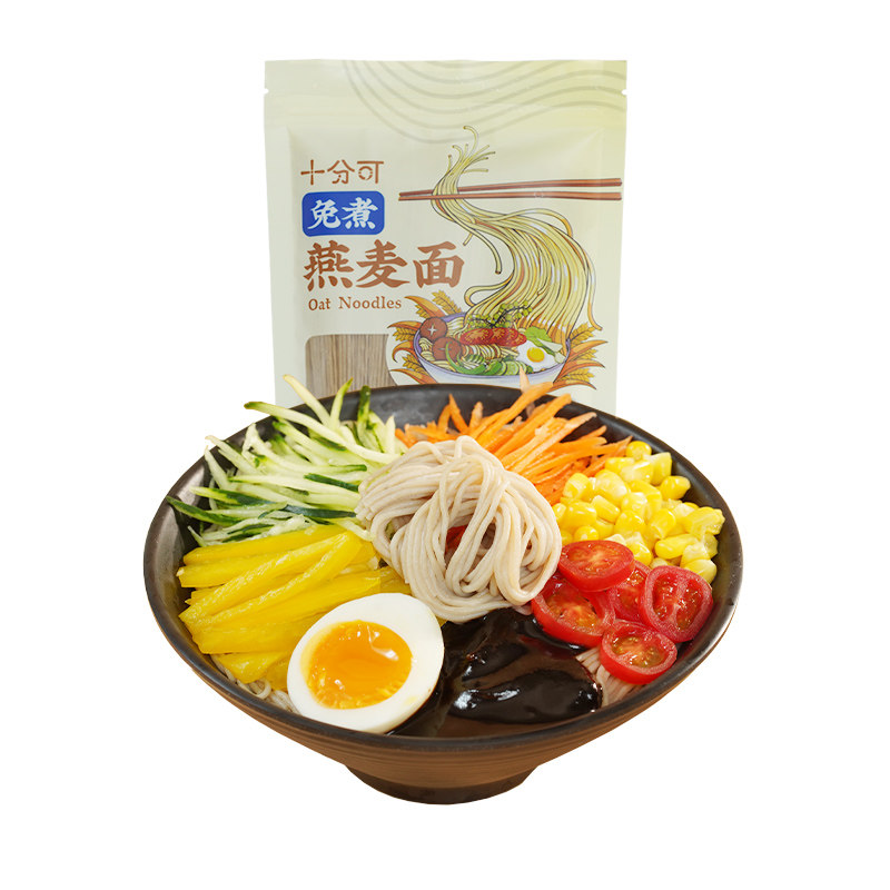 十分可osnack免煮燕麦面轻食拌泡面健身粗粮简餐速食非油炸200g