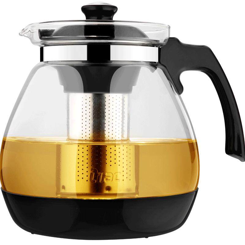 耐热玻璃花茶壶大容量单壶分离过滤红茶具家用冲泡茶器水壶飘逸杯