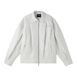 林秋楠同款BJHG不计后果鳄鱼纹皮衣外套男款冬季2025新款皮夹克女