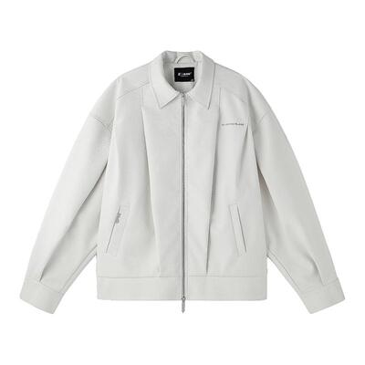 林秋楠同款BJHG鳄鱼纹理皮衣外套