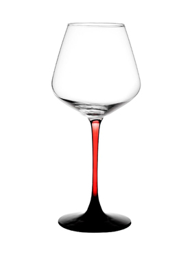 工艺水晶勃艮第红酒杯轻奢 家庭聚餐葡萄酒高脚杯杯架套装欧式风