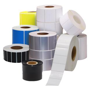 不干胶标签打印纸90*40mm条码贴纸9×4cm艾利铜版三防热敏亚银pet亮白pp合成纸彩色防水低温书写纸标签定制