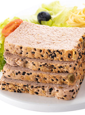 7口味健身代餐主食全麦面包