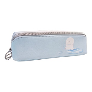 正版日系99CREAT限定可爱棉花小狗笔袋学生大容量抗压文具盒收纳
