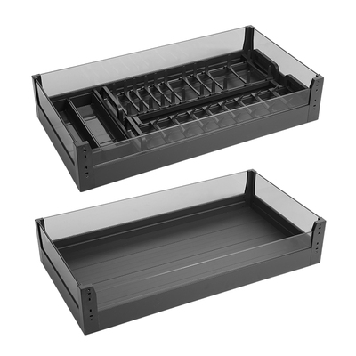 航艇双层抽屉式37深浅柜拉篮