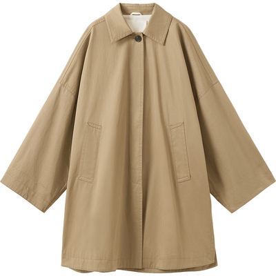 播商场同款卡其色宽松气质风衣女秋季新款翻领外套BDS3FD3102