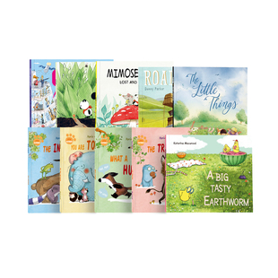 盖世童书 儿童英语原版绘本 可点读 心智麦田系列精选单辑 启蒙阅读故事进口英文图书 鹅妈妈童谣 好饥饿的毛毛虫 brown bear绘本