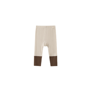 papa爬爬春秋季男女宝宝裤子打底裤婴儿大屁屁裤弹力保暖百搭长裤