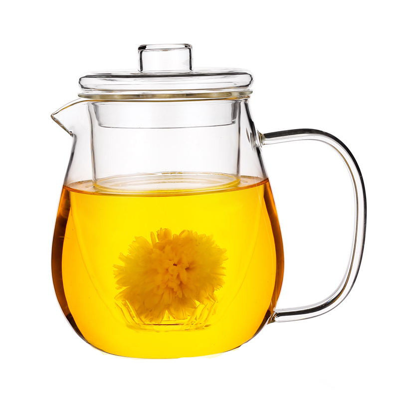 高硼硅耐热玻璃花茶壶企鹅壶透明内胆过滤泡茶壶功夫茶具套装加厚