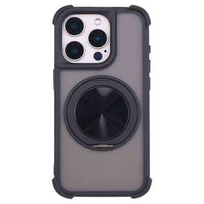 新款CD纹旋转支架适用苹果17Pro磁吸磨砂iPhone16promax手机壳15肤感14四角气囊13pm防摔12支点壳11钛灰6plus