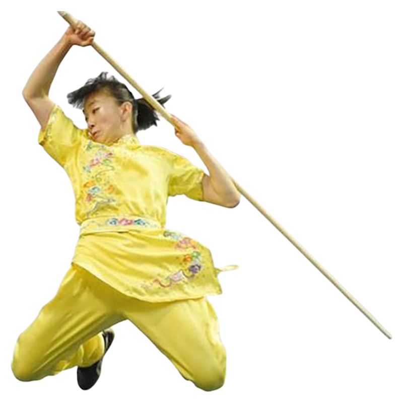 头粗尾细表演白蜡杆武术棍竞赛棍